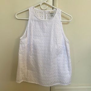 White tank top blouse